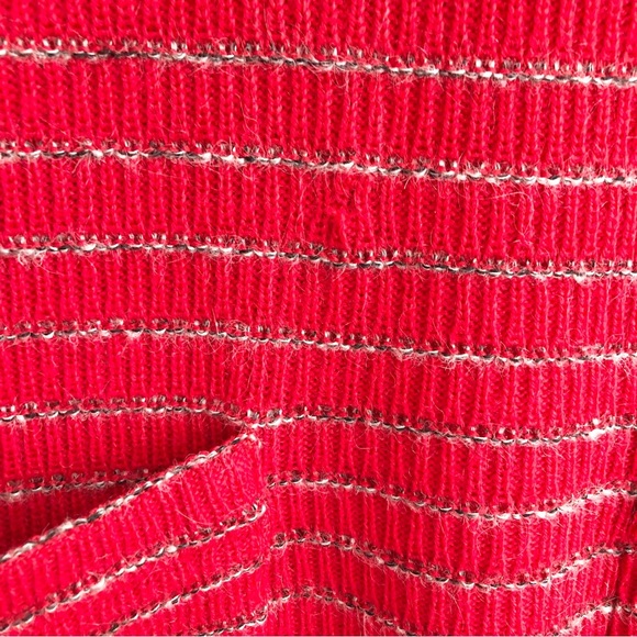 Rare Vintage 1960s Missoni Saks Fifth Avenue Red Striped Wool Sweater L - Picture 13 of 13